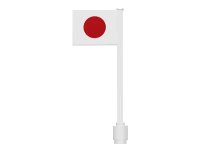 LEGO onderdeel Flag on Flagpole, Straight with Japan Pattern (Stickers) 3596pb18