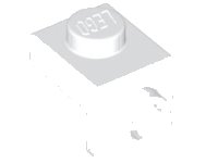 LEGO part Bracket 1 x 1 - 1 x 1 36841