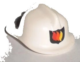 LEGO onderdeel Minifigure, Headgear Fire Helmet with Fire Logo Pattern (3834pb01)