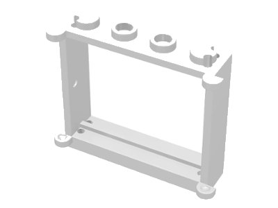 LEGO part Window 1 x 4 x 3 (3853)