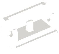 LEGO part Hinge Brick 1 x 2 Base 3937
