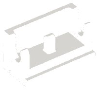 LEGO onderdeel Hinge Brick 1 x 2 Base (3937)