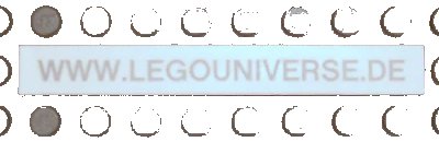 LEGO onderdeel Tile 1 x 8 with 'WWW.LEGOUNIVERSE.DE' Pattern (4162pb014)