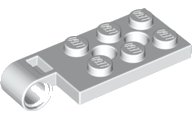 LEGO part Hinge Plate 2 x 4 with Pin Hole and 2 Holes - Top 43045