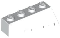 LEGO part Wedge 4 x 2 Sloped Left 43721