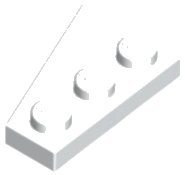 LEGO onderdeel Wedge, Plate 3 x 2 Right 43722