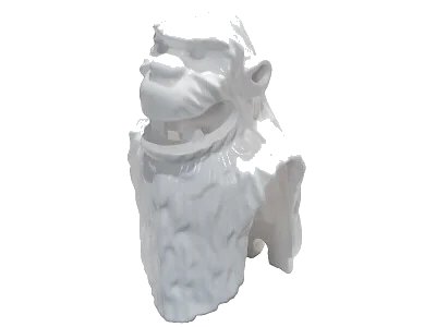 LEGO onderdeel Creature Head and Torso - Yeti (43895)