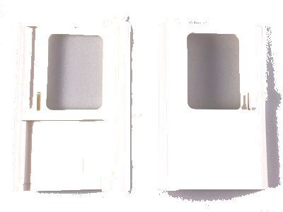 LEGO part Door 1 x 4 x 5 Train Left, Thick Support at Bottom (43967)