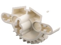 LEGO onderdeel Bionicle Matoran Torso, Gear 9 Tooth with 3 Axle Holes and 2 Pin Holes 44810