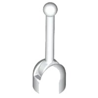 LEGO part Antenna Small Base with White Lever (4592 / 4593) 4592c04