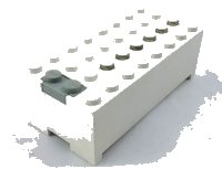LEGO part Electric 9V Battery Box Small Without Battery Cover 4760c00