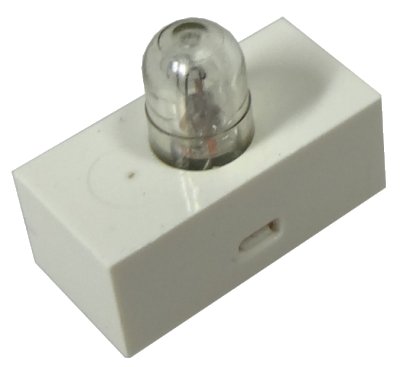 LEGO onderdeel Electric, Light Brick 1 x 2 with Single Top Light (4767)