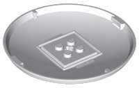 LEGO onderdeel Container, X-Pod Bottom Cap 9 x 9 x 1 47676