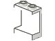 LEGO part Panel 1 x 2 x 2 (Undetermined Type) (4864)
