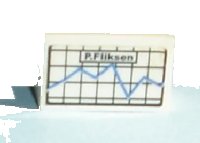 LEGO part Panel 1 x 2 x 1 with Graph and 'P. Fliksen' Pattern (Sticker) - Set 7892 4865pb028