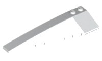 LEGO onderdeel Wedge 10 x 3 Left 50955