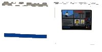LEGO part Panel 1 x 6 x 5 with 4 Surveillance Screens on Inside and Blue Stripe on Outside Pattern (Stickers) - Set 7288 59349pb038