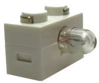 LEGO onderdeel Electric, Light Brick 1 x 2 with Single Side Light (6034 / 6035) 6035c01