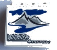 LEGO part Panel 1 x 4 x 3 with Side Supports - Hollow Studs with 'Wildlife Caravans' Pattern (Sticker) - Set 60182 60581pb163