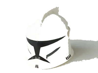 LEGO onderdeel Minifigure, Headgear Helmet SW Clone Trooper with Holes, Standard Pattern (61189pb03)