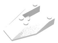 LEGO part Wedge 6 x 4 Cutout without Stud Notches 6153a