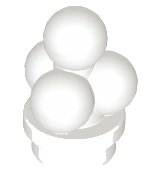 LEGO onderdeel Ice Cream Scoops 6254