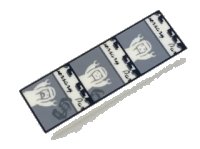 LEGO onderdeel Tile 1 x 3 with Photo Booth Pictures Pattern 63864pb067