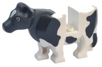 LEGO part Cow Body with Black Spots Pattern 64452pb02