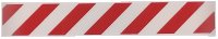 LEGO onderdeel Tile 1 x 6 with Red Danger Stripes Pattern 6636pb352