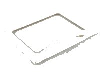 LEGO part Scala Oven Door with Molded Trans-Clear Glass Pattern 6912pb01