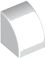 LEGO part Slope, Curved 1 x 1 7126