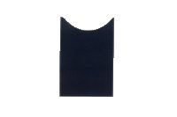 LEGO part Technic, Panel Curved 2 x 3 x 1 with Dark Blue Stripe Pattern (Sticker) - Set 42154 71682pb017