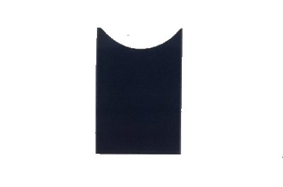LEGO part Technic, Panel Curved 2 x 3 x 1 with Dark Blue Stripe Pattern (Sticker) - Set 42154 (71682pb017)