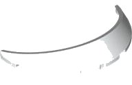 LEGO part Windscreen 4 x 8 x 1 Curved 7207