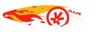 LEGO onderdeel Cloth Sail Triangular 7 x 28 with Red Flames and Ninjago Logogram 'K71748' Pattern 73483