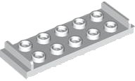 LEGO part Plate, Modified 2 x 6 with Inset Panels on Both Ends 7665