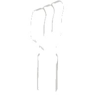 LEGO part Minifigure, Utensil Fork 79741