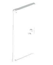 LEGO part Door 1 x 3 x 6 with Stud Handle (80683)