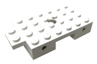 LEGO part Train Base 4 x 7 with Wheels Holder (824)