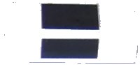 LEGO part Slope 30 1 x 2 x 2/3 with Thick Black Stripes on White Background Pattern (Stickers) - Set 75874 85984pb122