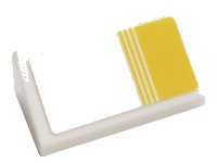 LEGO part Slope 30 1 x 2 x 2/3 with Yellow Stripes Pattern Model Right Side (Sticker) - Set 76897 85984pb295R