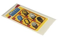 LEGO part Tile 2 x 4 with 'Menu' and Ice Creams Pattern (Sticker) - Set 60253 87079pb0710