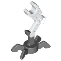 LEGO onderdeel Leg Mechanical, General Grievous with Dark Bluish Gray Foot Pattern 87569pb01