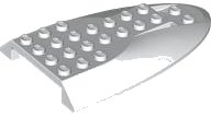 LEGO onderdeel Aircraft Fuselage Aft Section Curved Top 6 x 10 87615