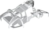 LEGO part Bionicle Foot Small with Axle Connector (87791)