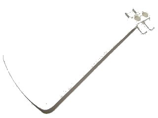 LEGO part Propeller 1 Blade 14L with Two Pin Holes and Four Axles (89509)