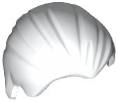 LEGO part Minifigure, Hair Combed Front to Rear 92081