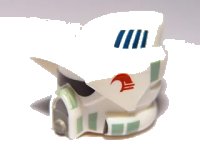 LEGO onderdeel Minifigure, Headgear Helmet SW ARF Trooper with Lightning Squadron Pattern 92742pb01