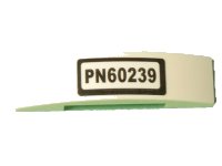 LEGO part Slope, Curved 4 x 1 x 2/3 Double with 'PN60239' Pattern (Sticker) - Set 60239 93273pb120