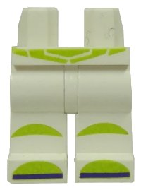 LEGO part Hips and Legs with Lime Boots and Belt Pattern (Buzz Lightyear) 970c00pb0052